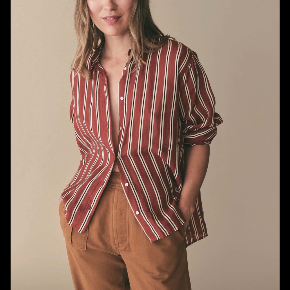 DOEN Hava Top in Monaco Stripe size small